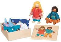 goki Anziehpuppe Biegepuppen Anziehpuppen Set Kinder Fynja Fabio Kleidung...