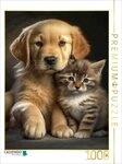 CALVENDO Puzzle CALVENDO Puzzle Beste Freunde, 1000 Teile Lege-Gr&ouml;&szlig;e 64x48cm