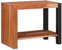 vidaXL B&uuml;cherregal B&uuml;cherregal Braun 50 x 30 x 40 cm Massivholz, 1-tlg.