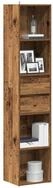 vidaXL B&uuml;cherregal, B&uuml;cherregal Altholz-Optik 36x30x171 cm Holzwerkstoff