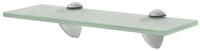 vidaXL Wandregal, Schwebende Regale 2 Stk. Glas 30x20 cm 8 mm