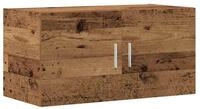 vidaXL Regal Wandschrank Altholz-Optik 80x39x40 cm Holzwerkstoff, 1-tlg.