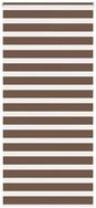 Rollo Doppelrollo Braun 115x230 cm Stoffbreite 110,9 cm Polyester, vidaXL