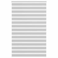 Rollo Doppelrollo Hellgrau 140x200 cm Stoffbreite 135,9 cm Polyester, vidaXL