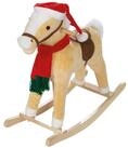 roba&reg; Schaukelpferd mit Sattel, gepolstert, mit abnehmbarer Weihnachtsm&uuml;tze &...
