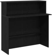 vidaXL Schreibtisch Empfangstheke Schwarz 100x50x103,5 cm Holzwerkstoff