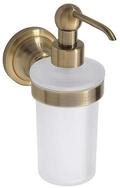 BRILLANTBAD&reg; Seifenspender BETRO BRONZE Seifenspender Messing Glas Bronze Bad &