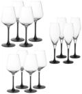 Villeroy & Boch Gl&auml;ser-Set Manufacture Rock Wein- und Sektgl&auml;ser 12er Set,...