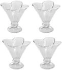 Intirilife Eisschale, Glas, (4-tlg), Eisgl&auml;ser Eisbecher Dessertgl&auml;ser mit