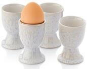 S&Auml;NGER Eierbecher Korfu, (Set, 4-tlg., 4x Eierbecher), aus Steingut, Creme...