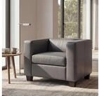 MCW Sessel Lille, Bequemes Polster, Lounge-Stil, Kunststofff&uuml;&szlig;e, Hohe