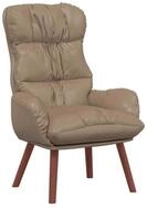 vidaXL Sessel Sessel Cappuccino 69 x 74 x 93 cm Kunstleder (1-St)