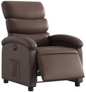vidaXL Sessel Elektrischer Relaxsessel Braun Kunstleder (1-St)