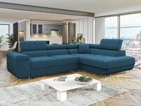 MIRJAN24 Ecksofa Torezio Cord, mit Bettkasten und Schlaffunktion, Einstellbare