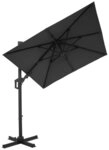 Gardissimo Ampelschirm Pendelschirm mit St&auml;nder David 210x210 cm anthrazit,