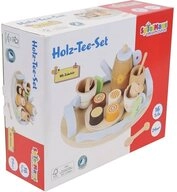 Vedes Spiel-Kochgeschirr SpielMaus K&uuml;che Holz Tee-Set, 16-teilig