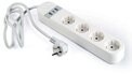 Gembird Steckdosenleiste 4-fach (Smart Powerstrip mit USB-Ladeger&auml;t: 4...