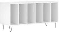 vidaXL Lowboard Plattenschrank Wei&szlig; 100x38x48 cm Holzwerkstoff (1 St)