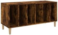 vidaXL Seitenschrank Plattenschrank R&auml;uchereiche 100x38x48 cm Holzwerkstoff...