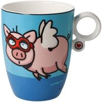 Goebel Tasse K&uuml;nstlertasse Ed Eck- When Pigs Fly, 1-tlg., Porzellan