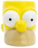 The Simpsons Tasse Homer Keramikbecher 3D Design in Box f&uuml;r Alltag und Freizeit,