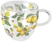 Ambiente Luxury Paper Products Tasse, Glas, Tasse 10cm Glas doppelwandig 0,2L...