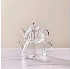 Karaca Caydanlik-Teekanne Karaca Lori Borosilikat Glas-Teekannen-Set, 1.8L,