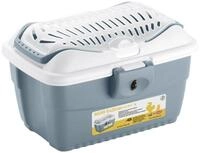 Kerbl Tiertransportbox Kerbl Mini Gulliver Transportbox f&uuml;r Kleintiere blau