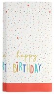 PAPSTAR Tischdecke Tischdecke, Papier 120 cm x 180 cm Happy Birthday 15 Stk