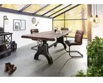 Massivmoebel24 Esstisch Esstisch Mango 240x100x80-101 h&ouml;henverstellbar natur...