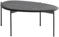 WOOOD Couchtisch Kota - MDF & Holzfurnier Schwarz, Luftiges & organisches...
