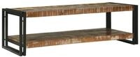 vidaXL Couchtisch Couchtisch Mehrfarbig Massives upgecyceltes Holz (1-St)