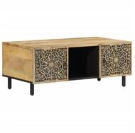 vidaXL Couchtisch Couchtisch 100x54x40 cm Massivholz