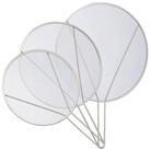 relaxdays Spritzschutzdeckel 3er Set Spritzschutz f&uuml;r Pfannen