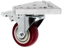 SCHMIDT systemprofile Profil 10x Lenkrolle mit 3D-Platte Nut 8 Schwerlastrolle...