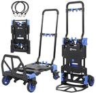 Sekey Sackkarre Alu 2-in-1 Sackkarre Klappbar Transportwagen bis zu 150 kg Tragkraft,