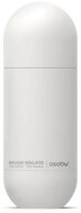 ASOBU Trinkflasche ORB Edelstahl Isolierflasche wei&szlig;, mit Trinkbecher, 460 ml