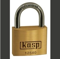 Kasp Vorh&auml;ngeschloss Vorh&auml;ngeschloss, Messing Premium, 40 mm - Serie 125...