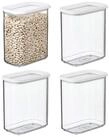 Mepal Vorratsdose Modula Vorratsdosen 1500 ml 4er Set, Kunststoff, (4-tlg)