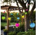 Spetebo LED Dekolicht Solar Lichterkette mit 20 Gl&uuml;hbirnen, solarbetrieben,...