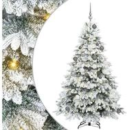vidaXL LED Baum K&uuml;nstlicher Weihnachtsbaum mit 300 LEDs Wei&szlig; 180 cm PE und PVC