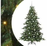 vidaXL K&uuml;nstlicher Weihnachtsbaum K&uuml;nstlicher klappbarer Weihnachtsbaum Gr&uuml;n...