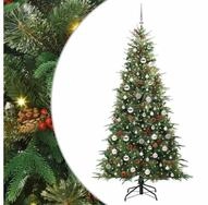 vidaXL K&uuml;nstlicher Weihnachtsbaum K&uuml;nstlicher klappbarer Weihnachtsbaum Gr&uuml;n...