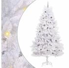 vidaXL Christbaumschmuck K&uuml;nstlicher Weihnachtsbaum Wei&szlig; 138 x 138 x 300 cm...