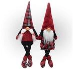 Lemodo Wichtel Kantenhocker 2er Set, Weihnachtsdeko