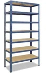 shelfplaza Schwerlastregal HOME, 200x120x30cm blau, 7 B&ouml;den, Kellerregal,