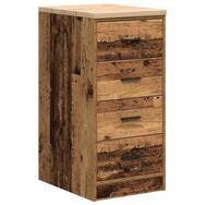 vidaXL Werkzeugschrank Garagen-Aufbewahrungsschrank Altholz-Optik Massivholz...