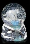Figuren Shop GmbH Schneekugel Schneekugel mit W&ouml;lfen - Warriors of Winter - Lisa