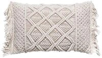 Atmosphera Cr&eacute;ateur d'int&eacute;rieur Dekokissen Dekokissen mit Fransen MACRAME, 30...