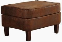 Massivmoebel24 Hocker CHESTERFIELD (Hocker 56x67x46 braun CHESTERFIELD), Hocker